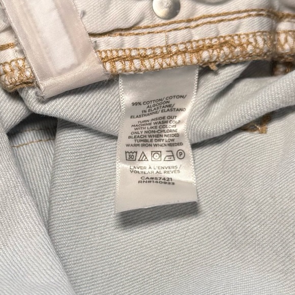 Loft Denim Jeans Curvy Straight Crop 32 (16) - Picture 6 of 8